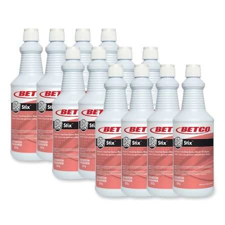 Betco Stix Toilet Bowl Cleaner, Cherry Almond Scent, 32 oz Bottle, 12PK 761200